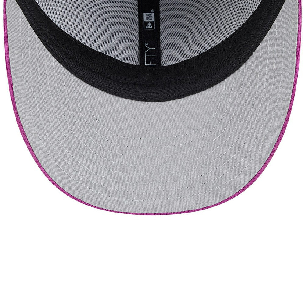 New York Mets City Connect Batting Practice Low Profile 59FIFTY Fitted Hat Charcoal/Purple
