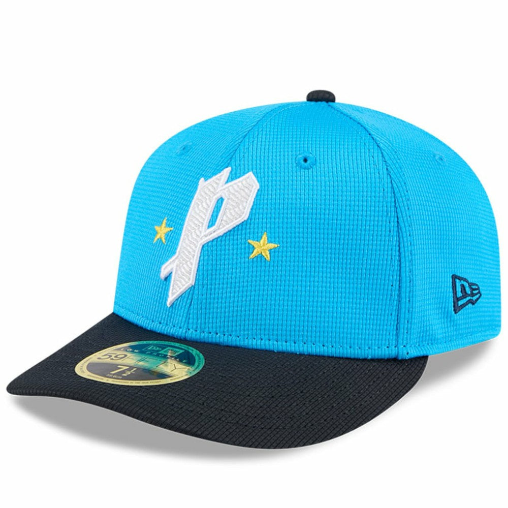 Philadelphia Phillies City Connect Batting Practice Low Profile 59FIFTY Fitted Hat Neptune Blue/Navy