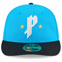 Philadelphia Phillies City Connect Batting Practice Low Profile 59FIFTY Fitted Hat Neptune Blue/Navy