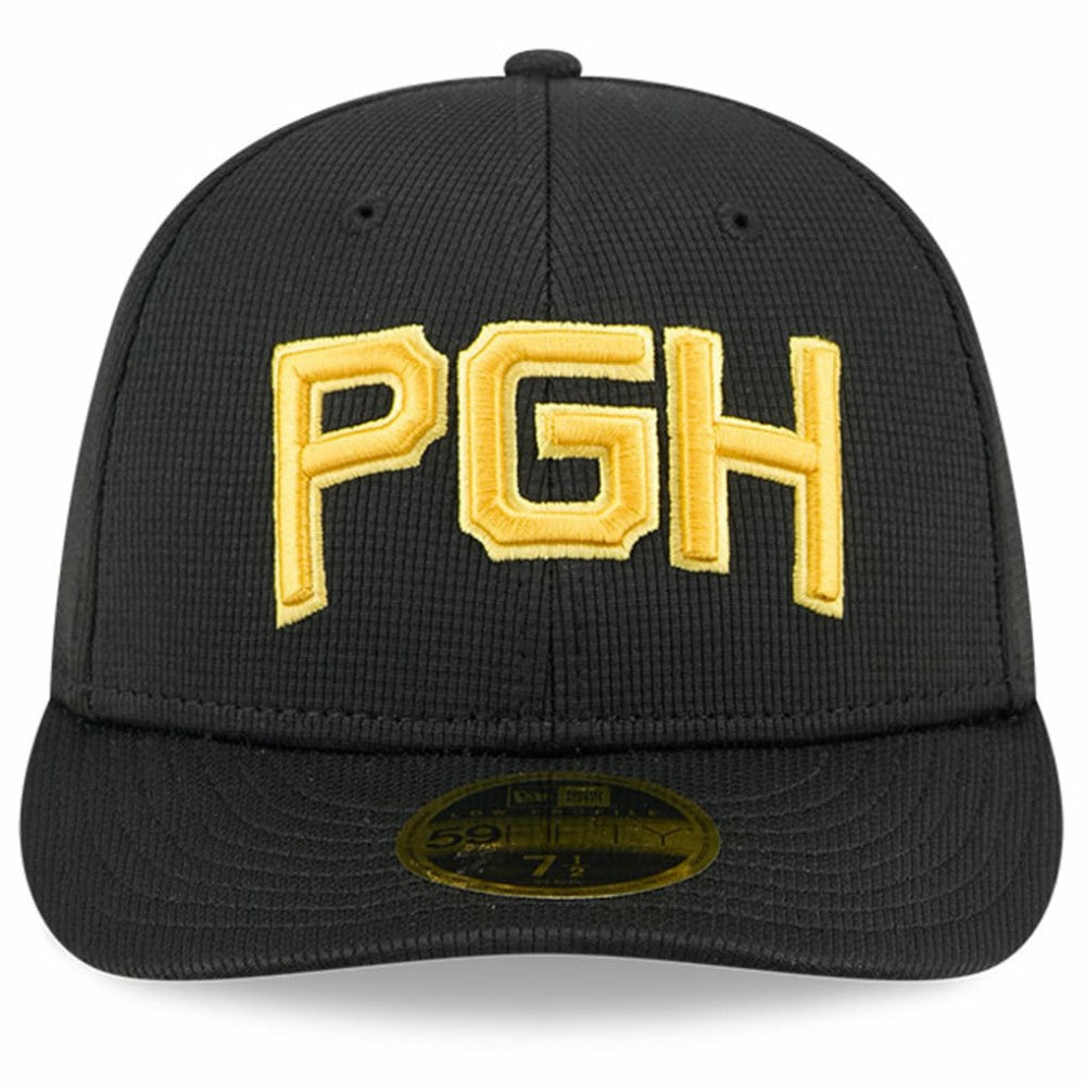 Pittsburgh Pirates City Connect Batting Practice Low Profile 59FIFTY Fitted Hat Black
