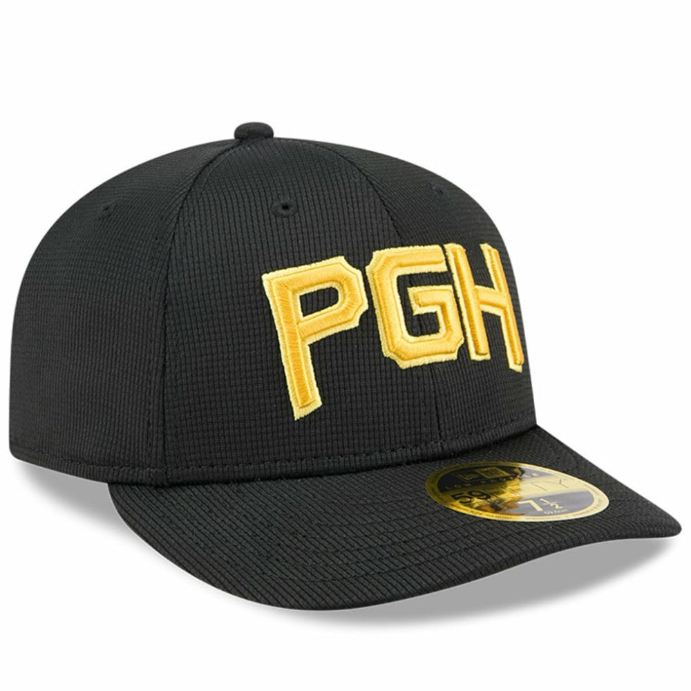 Pittsburgh Pirates City Connect Batting Practice Low Profile 59FIFTY Fitted Hat Black