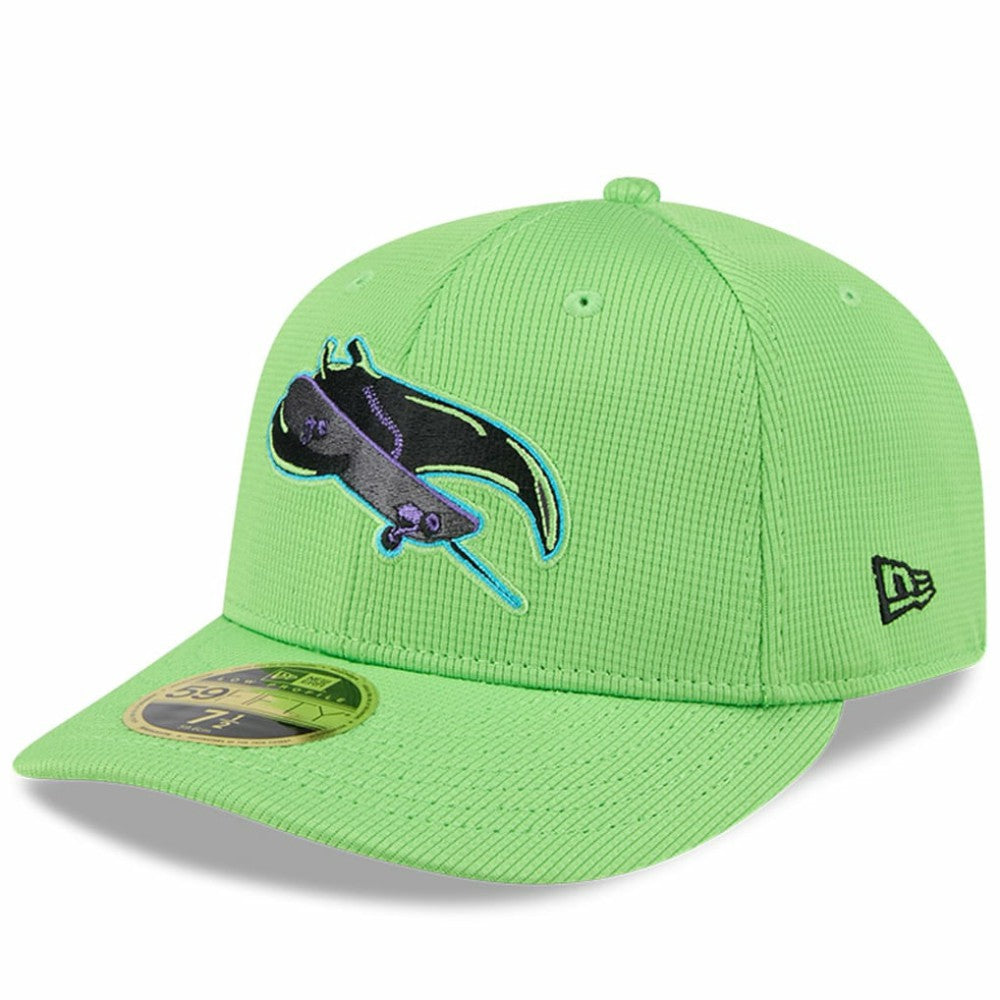 Tampa Bay Rays City Connect Batting Practice Low Profile 59FIFTY Fitted Hat Neon Green