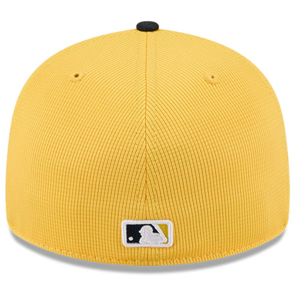 Minnesota Twins City Connect Batting Practice Low Profile 59FIFTY Fitted Hat Yellow/Black
