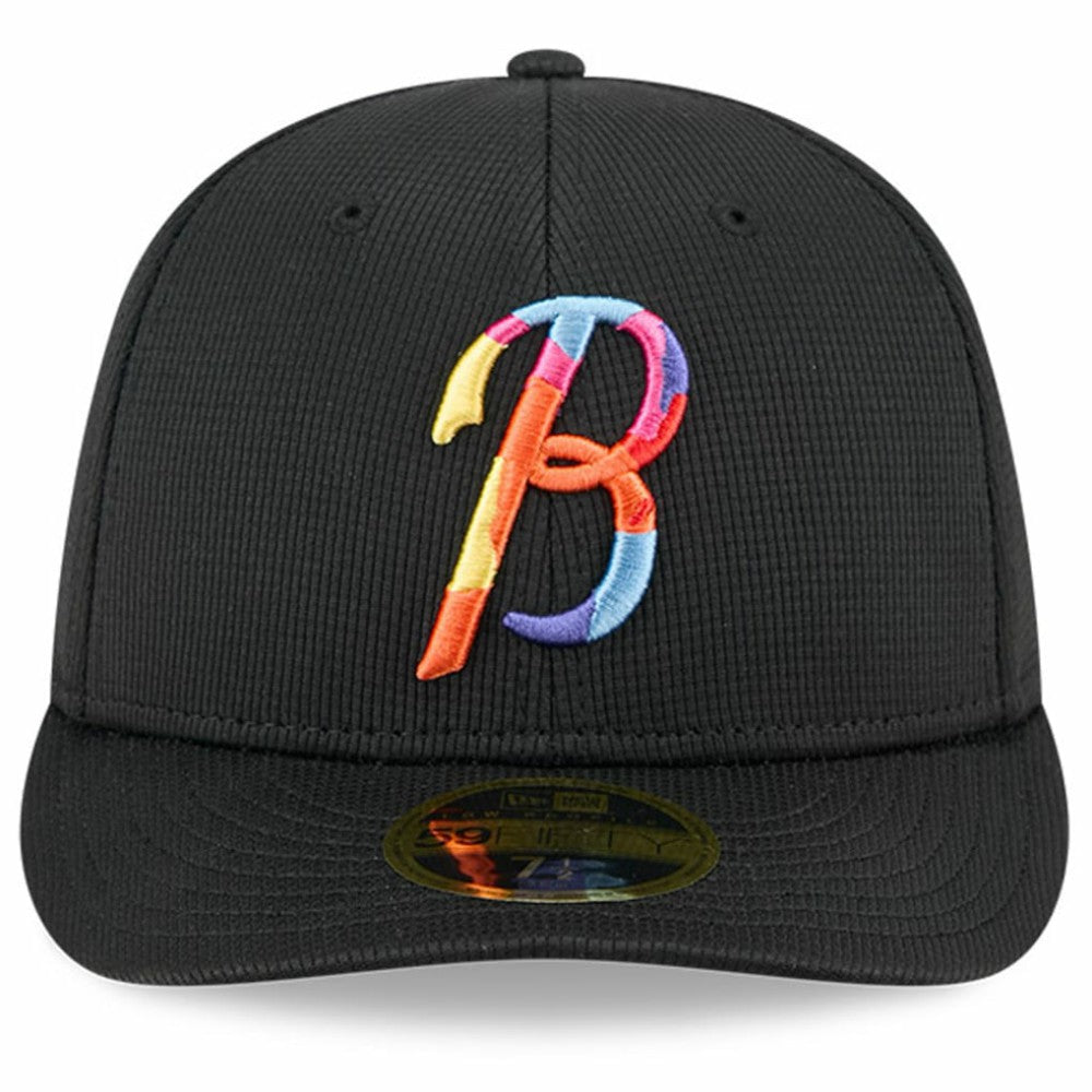 Baltimore Orioles City Connect Batting Practice Low Profile 59FIFTY Fitted Hat Black