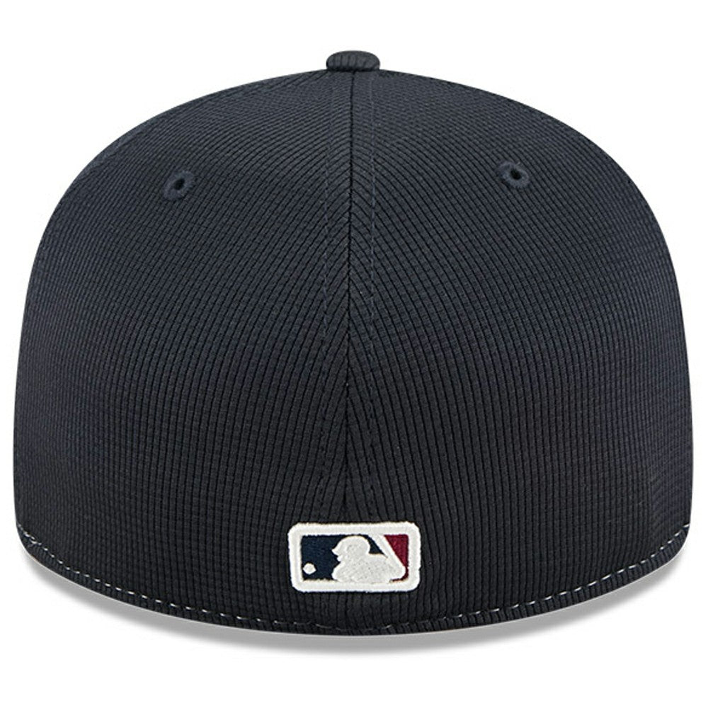 Cleveland Guardians City Connect Batting Practice Low Profile 59FIFTY Fitted Hat Navy/White