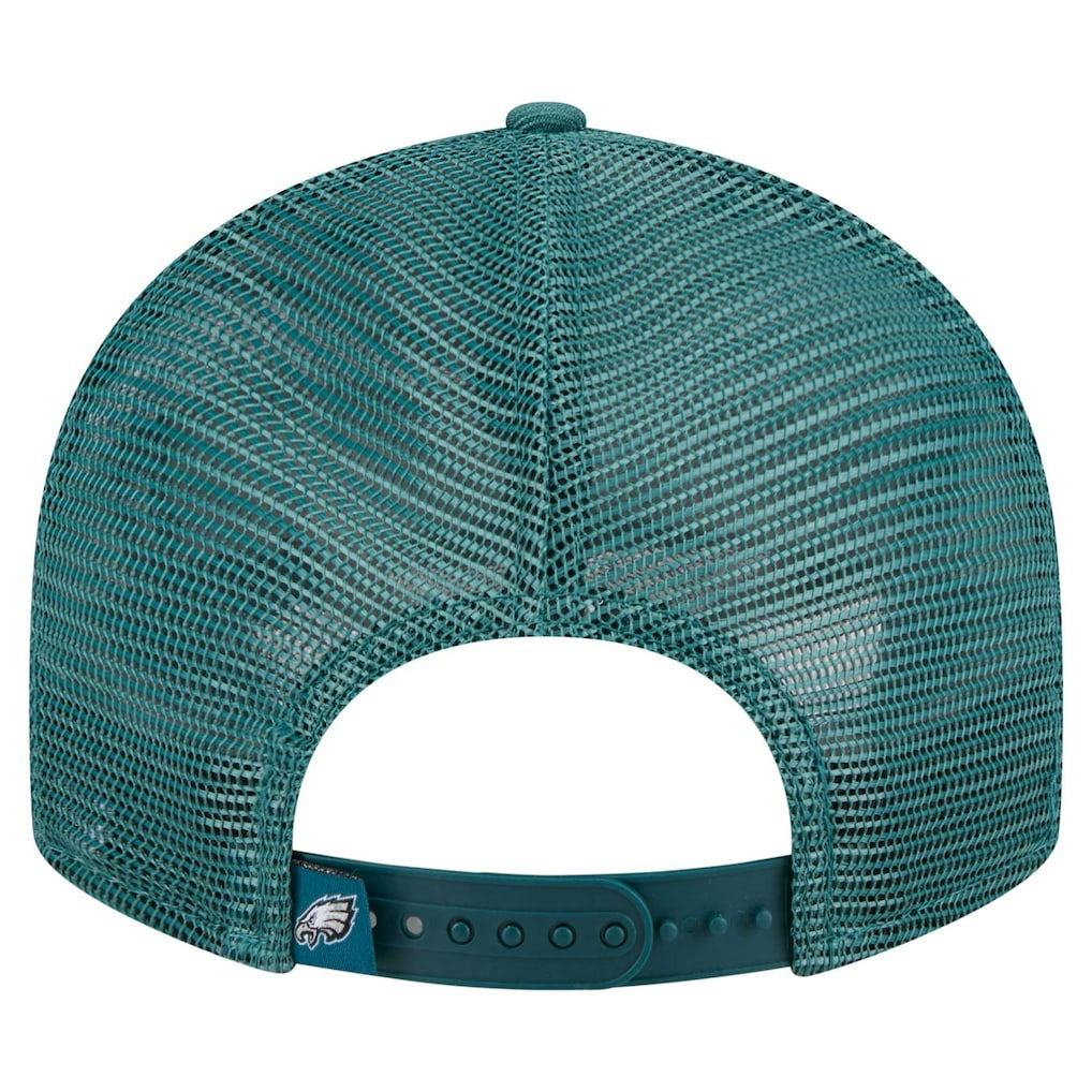 Philadelphia Eagles New Era Low Profile 9FIFTY Snapback Hat - Midnight Green on sale