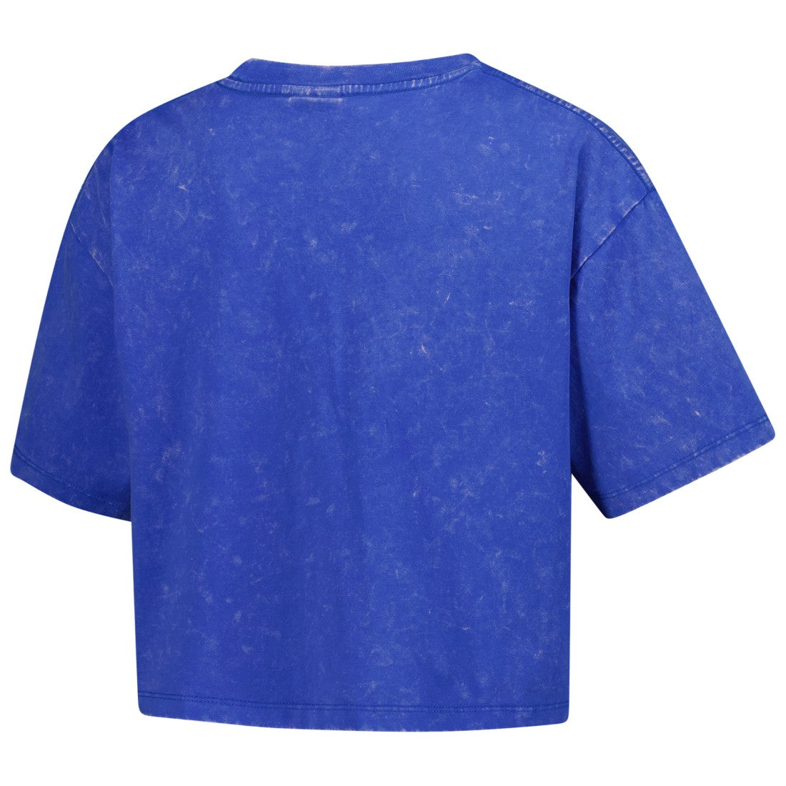 Detroit Lions New Era Women's Cropped Boxy Sport Classics Mineral Wash T-Shirt - Blue online