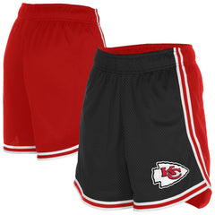Kansas City Chiefs New Era Women's Sport Classics Mesh Shorts - Black/Red outlet