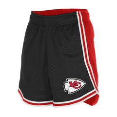 Kansas City Chiefs New Era Women's Sport Classics Mesh Shorts - Black/Red outlet