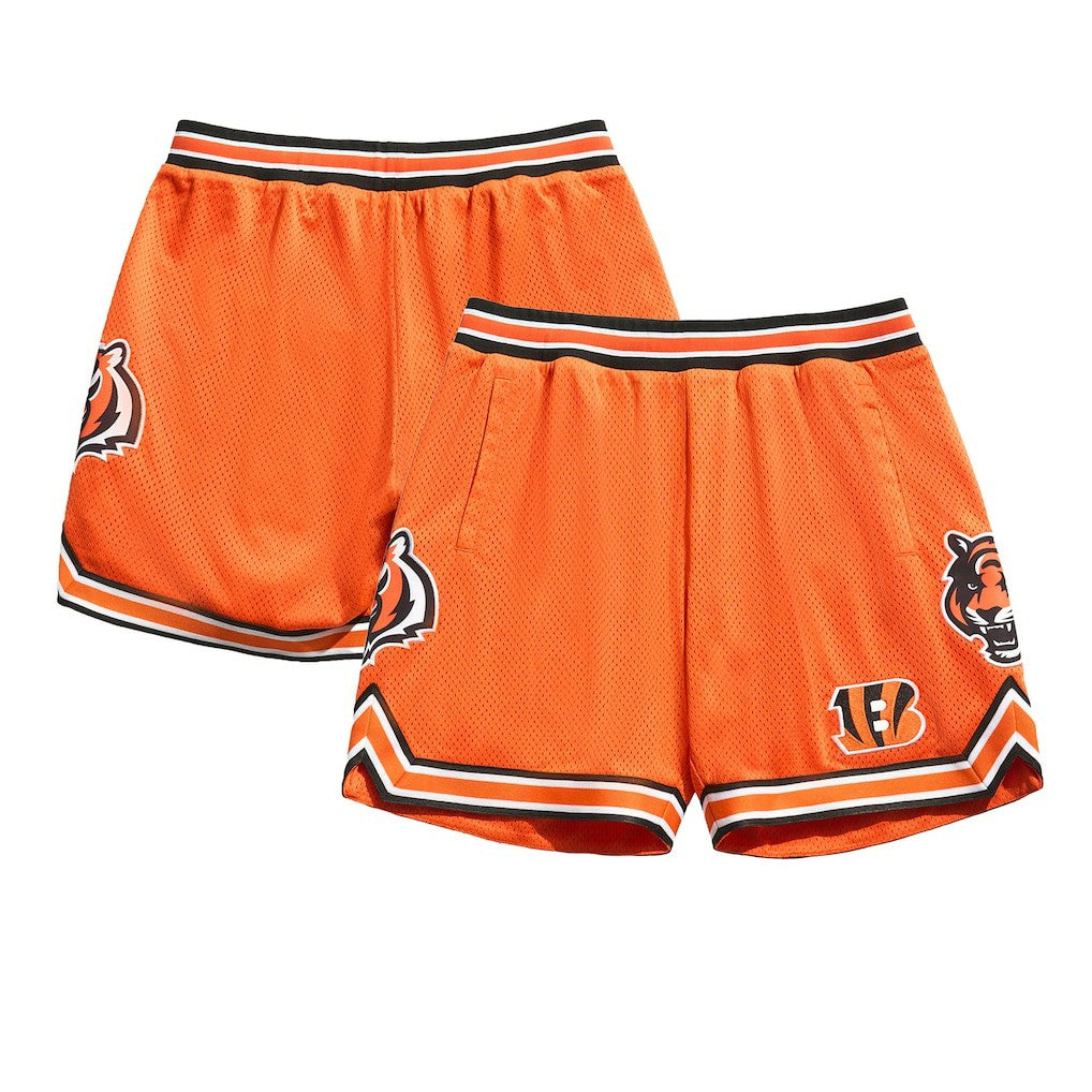 Cincinnati Bengals Chalk Line Court Shorts - Orange/Black outlet