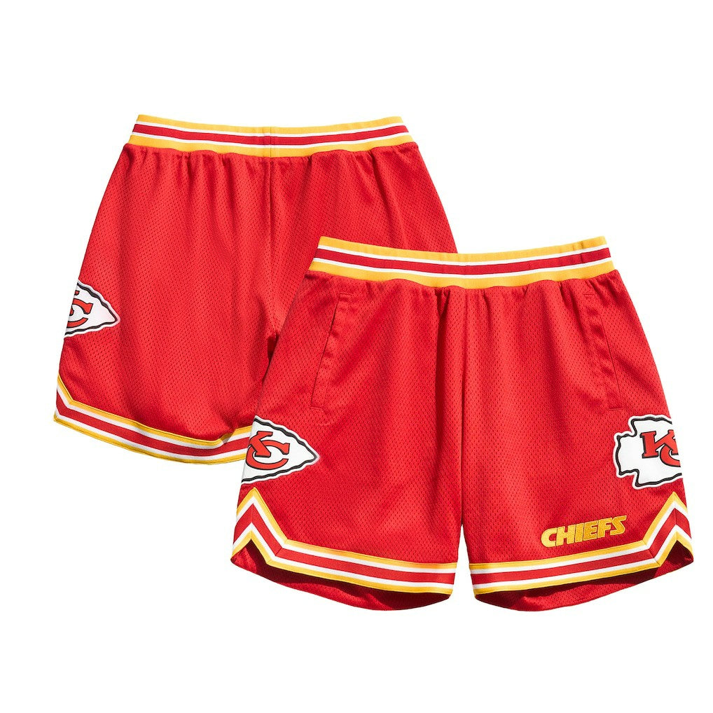 Kansas City Chiefs Chalk Line Court Shorts - Red/Gold for sale