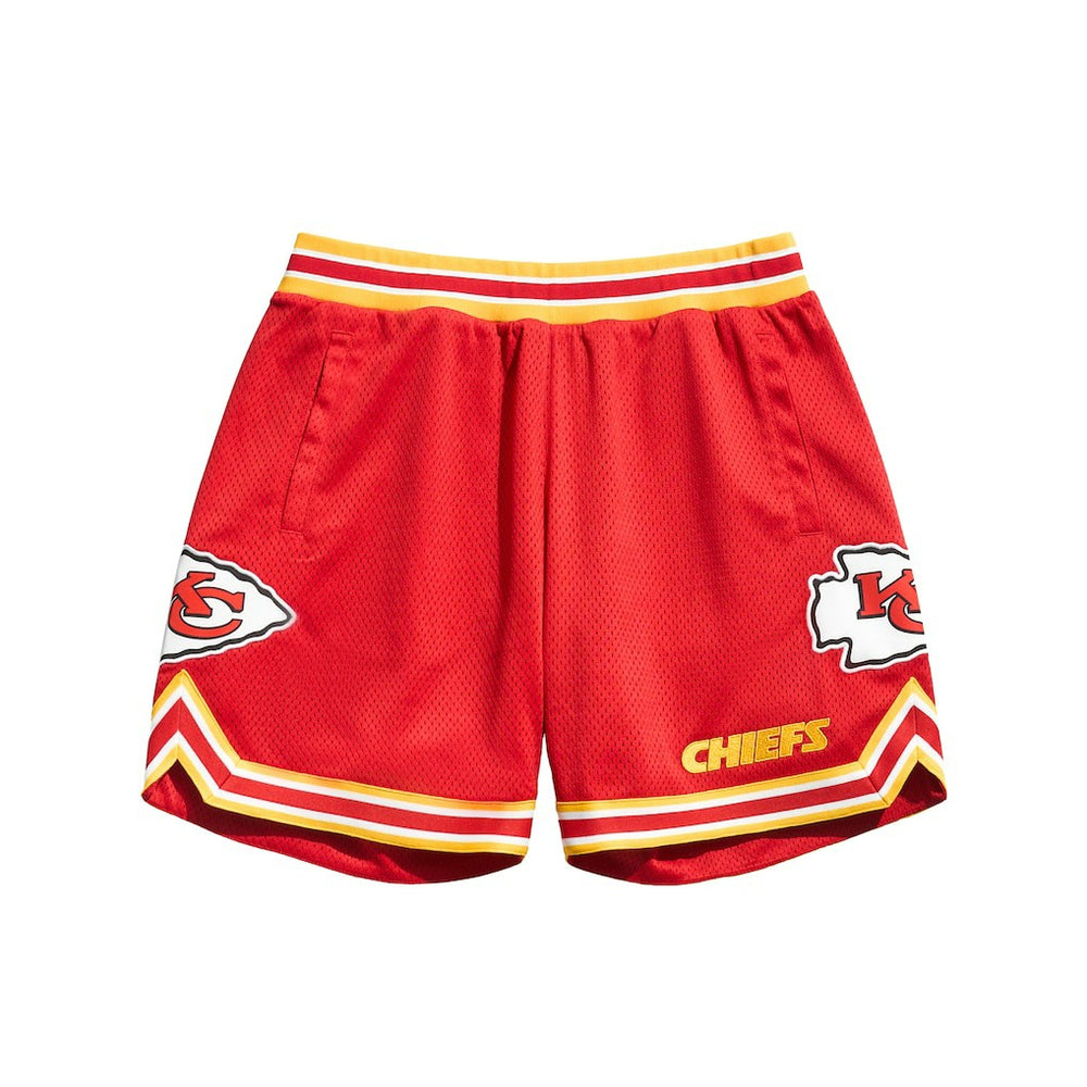 Kansas City Chiefs Chalk Line Court Shorts - Red/Gold for sale