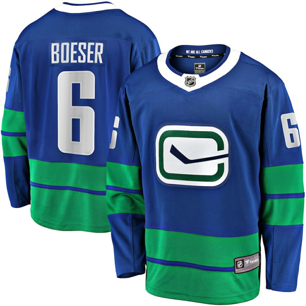 Brock Boeser Vancouver Canucks Fanatics Breakaway Jersey - Blue Jerseys