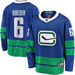 Brock Boeser Vancouver Canucks Fanatics Breakaway Jersey - Blue Jerseys