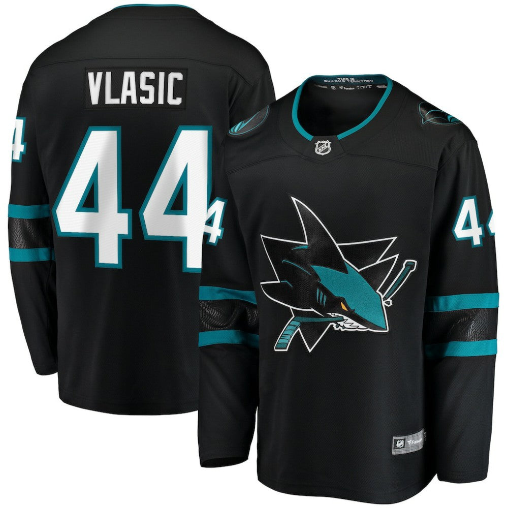 Marc-Edouard Vlasic San Jose Sharks Fanatics Breakaway Jersey - Black Jerseys