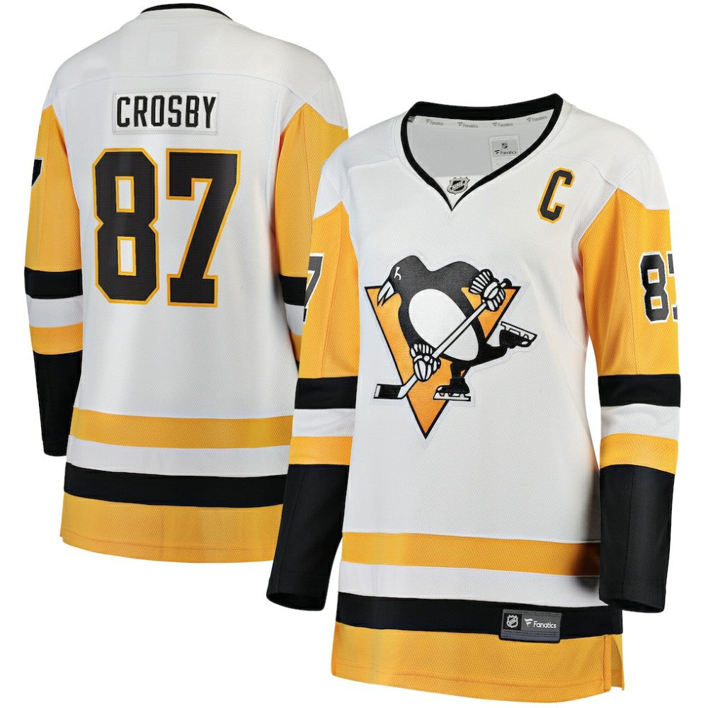 Sidney Crosby Pittsburgh Penguins Fanatics Women's Breakaway Jersey - White Jerseys