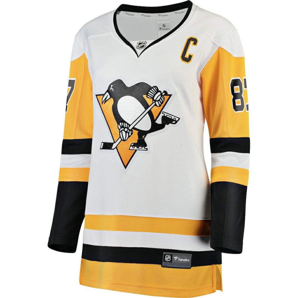 Sidney Crosby Pittsburgh Penguins Fanatics Women's Breakaway Jersey - White Jerseys