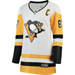 Sidney Crosby Pittsburgh Penguins Fanatics Women's Breakaway Jersey - White Jerseys