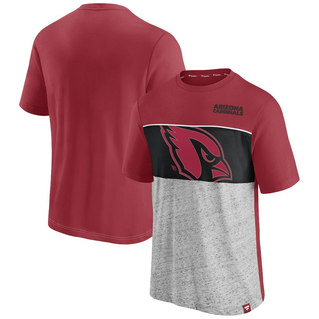 Arizona Cardinals Colorblock T-Shirt - Cardinal for sale