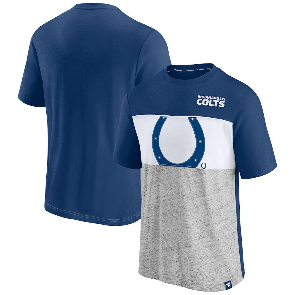 Indianapolis Colts Colorblock T-Shirt - Royal on sale
