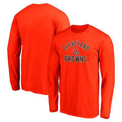 Cleveland Browns Team Arc Knockout Long Sleeve T-Shirt - Orange online