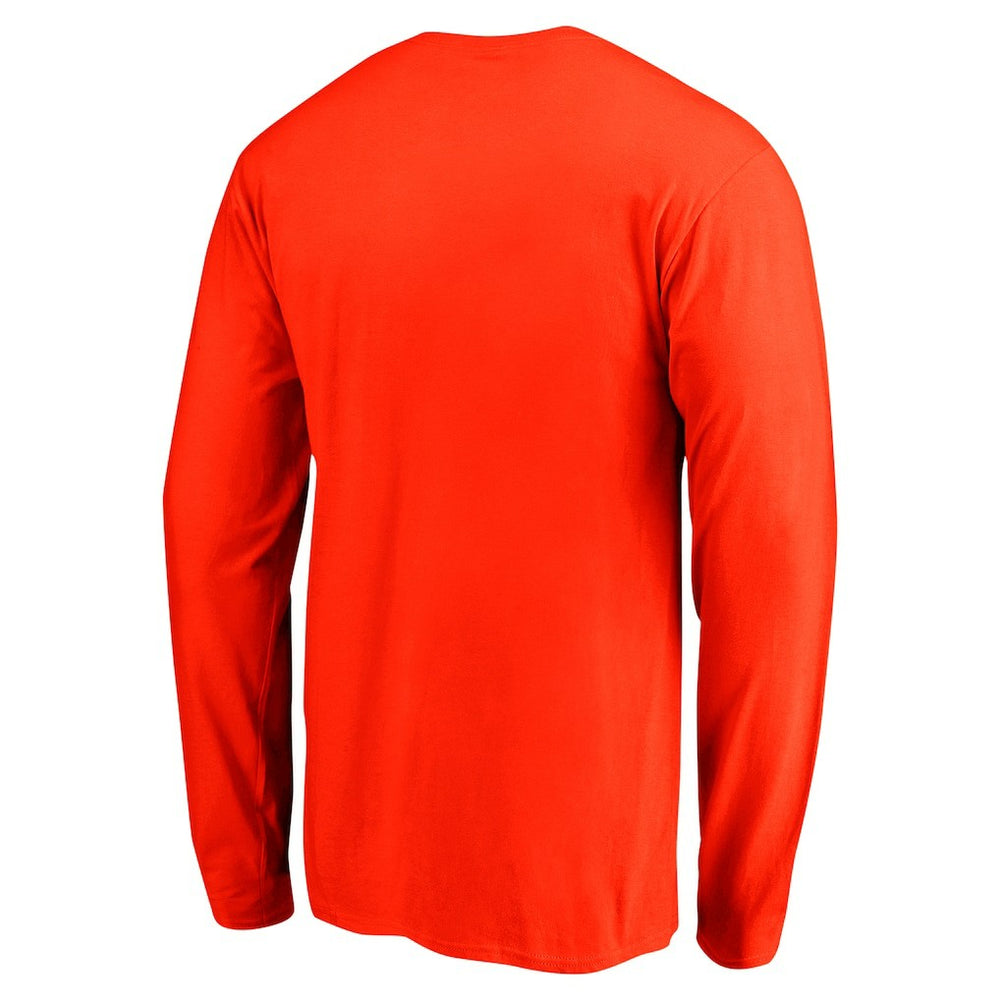 Cleveland Browns Team Arc Knockout Long Sleeve T-Shirt - Orange online