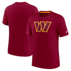 Washington Commanders Playback Logo Tri-Blend T-Shirt - Burgundy outlet