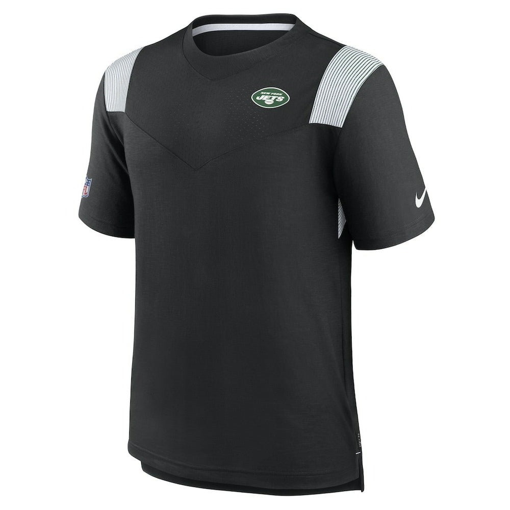 New York Jets Sideline Tonal Logo Performance Player T-Shirt - Black outlet