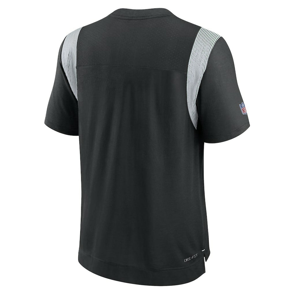 New York Jets Sideline Tonal Logo Performance Player T-Shirt - Black outlet