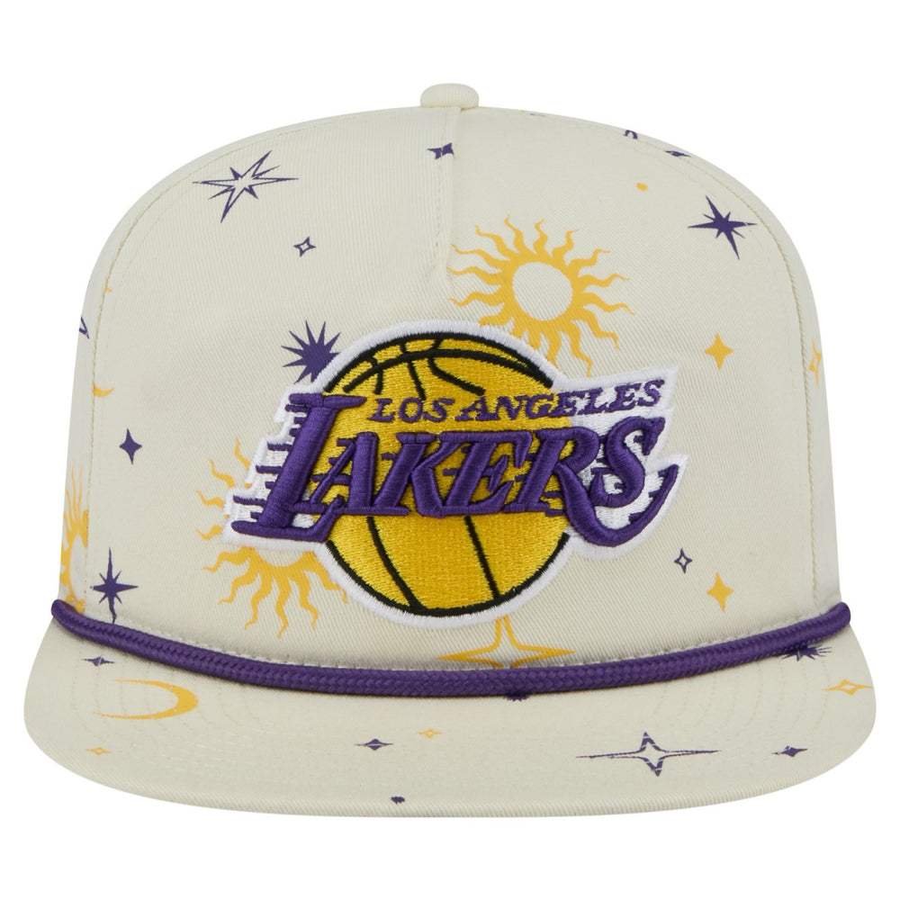 Los Angeles Lakers Lunar Golfer Snapback Hat - Cream discount