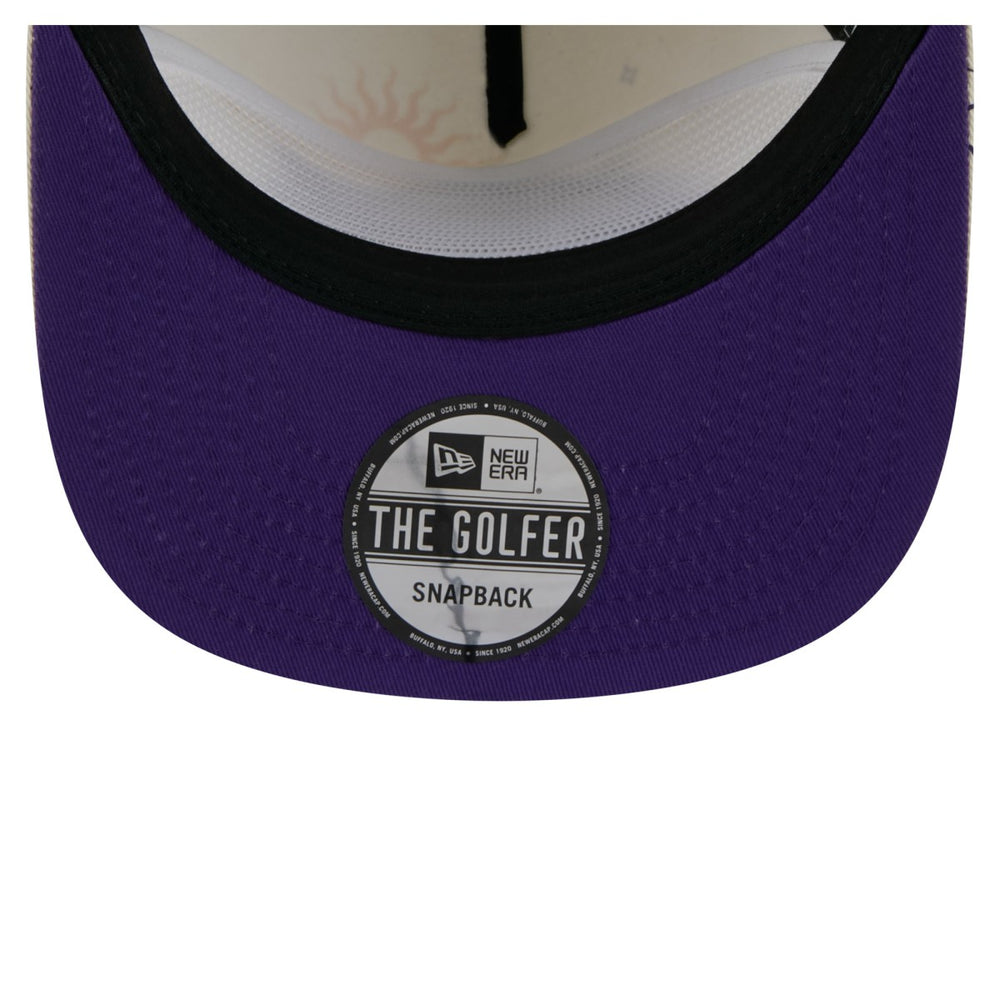 Los Angeles Lakers Lunar Golfer Snapback Hat - Cream discount