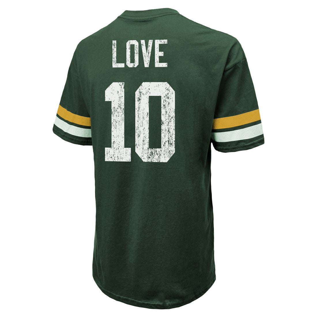 Jordan Love Green Bay Packers Majestic Threads Name & Number Oversize Fit T-Shirt - Green sale