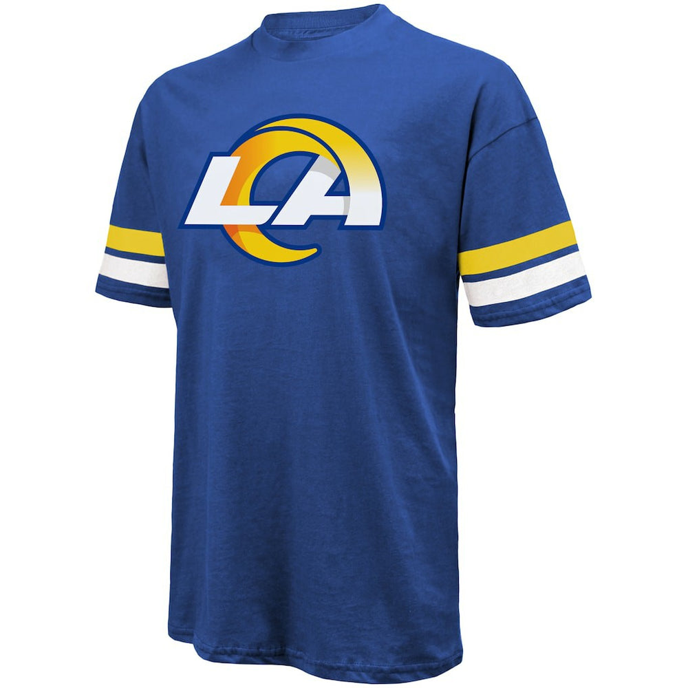 Puka Nacua Los Angeles Rams Majestic Threads Name & Number Oversized Fit T-Shirt - Royal discount