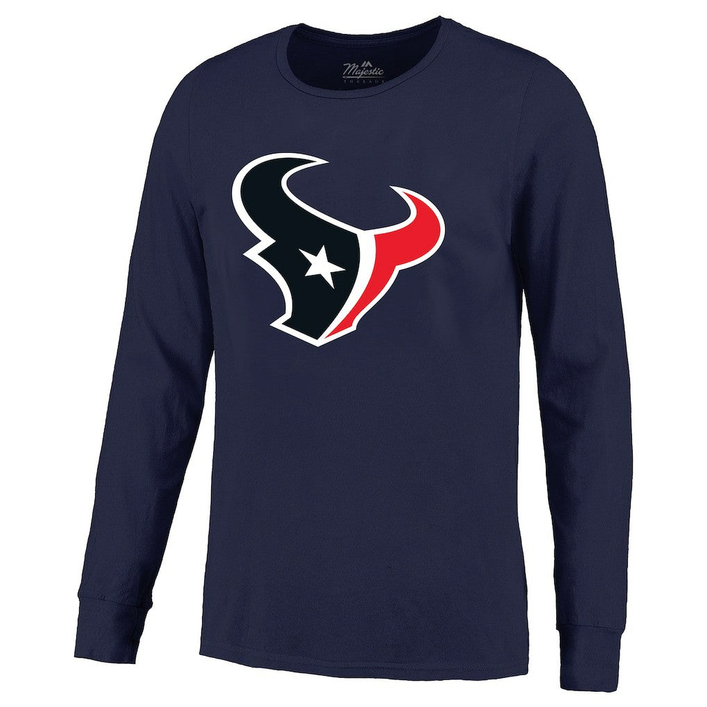 C.J. Stroud Houston Texans Majestic Threads Name & Number Non-Distressed Long Sleeve T-Shirt - Navy discount