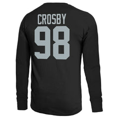 Maxx Crosby Las Vegas Raiders Majestic Threads Name & Number Non-Distressed Long Sleeve T-Shirt - Black cheap