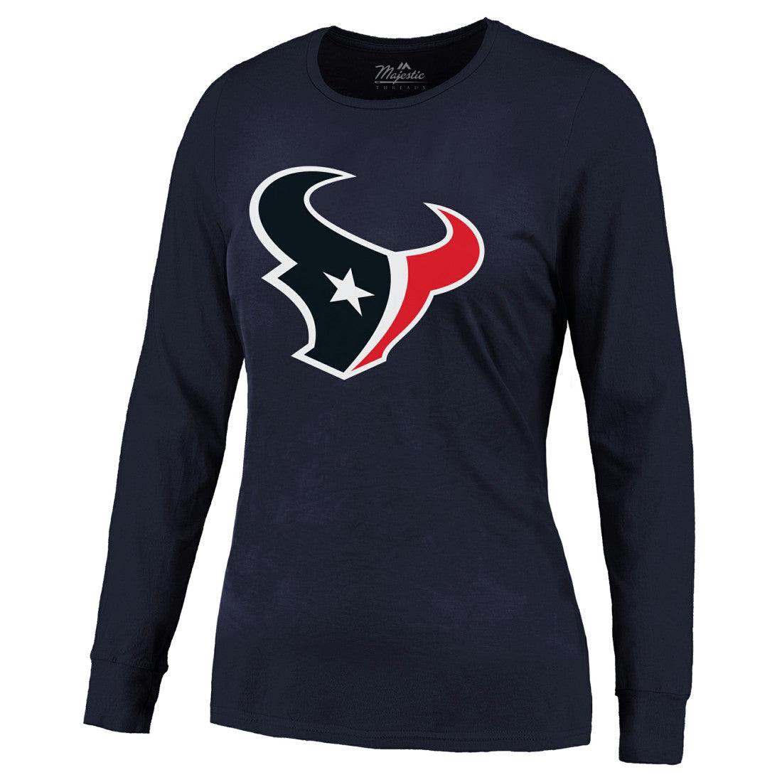 C.J. Stroud Houston Texans Majestic Threads Women's Player Name & Number Long Sleeve T-Shirt - Navy online