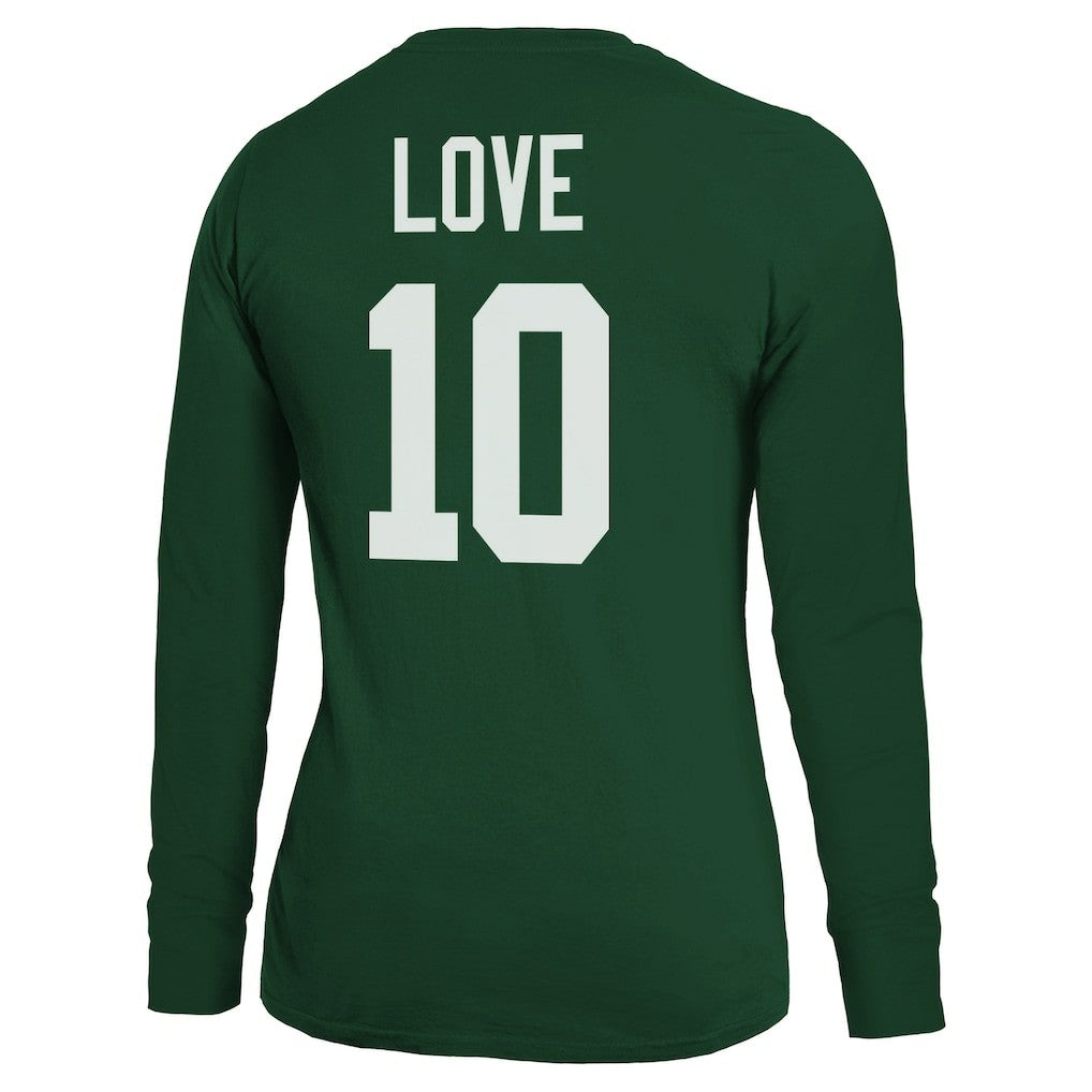Jordan Love Green Bay Packers Majestic Threads Women's Name & Number Long Sleeve T-Shirt - Green cheap