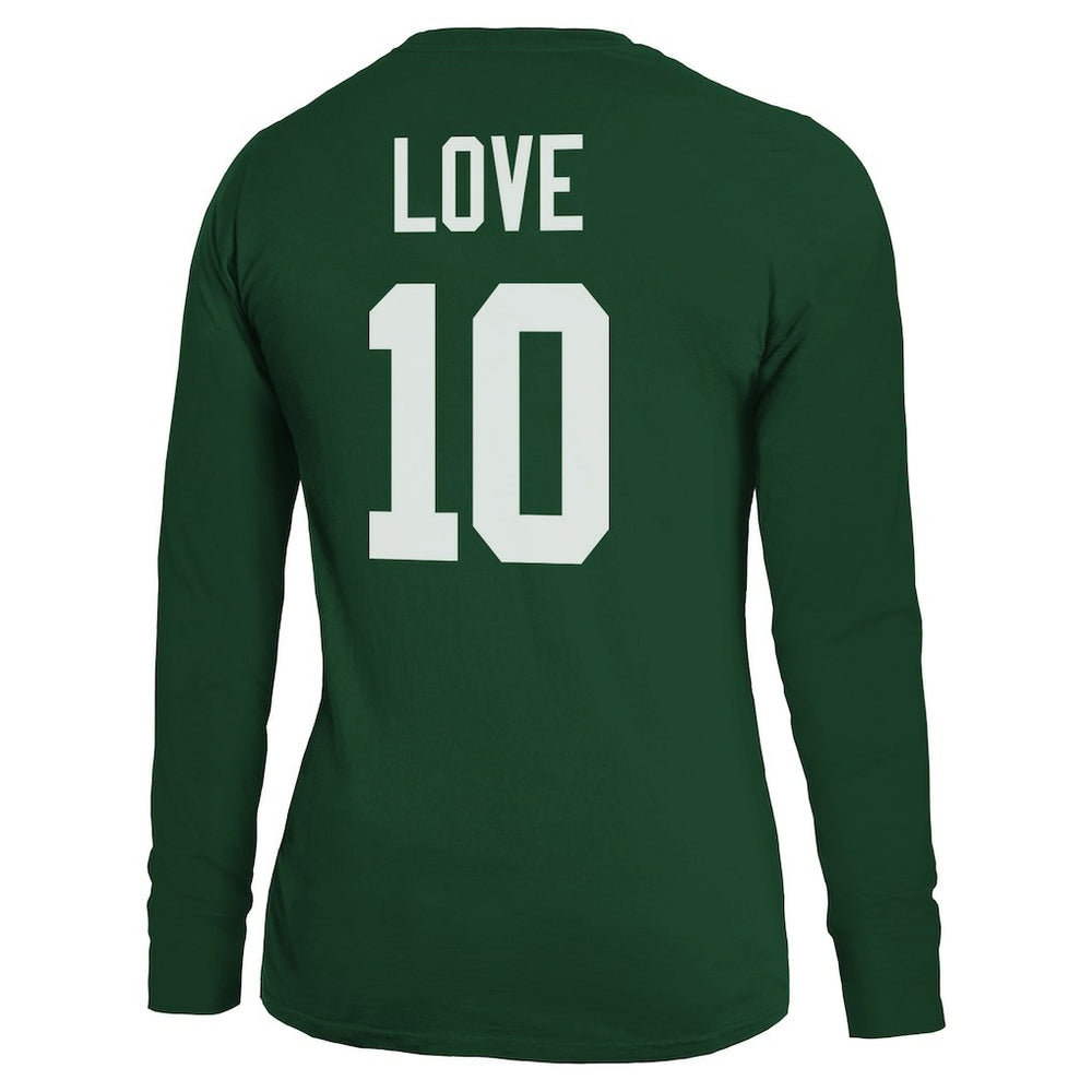 Jordan Love Green Bay Packers Majestic Threads Women's Name & Number Long Sleeve T-Shirt - Green cheap