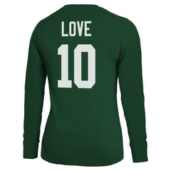 Jordan Love Green Bay Packers Majestic Threads Women's Name & Number Long Sleeve T-Shirt - Green cheap