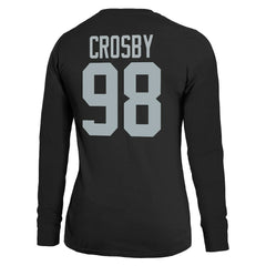 Maxx Crosby Las Vegas Raiders Majestic Threads Women's Player Name & Number Long Sleeve T-Shirt - Black for sale