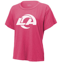 Puka Nacua Los Angeles Rams Majestic Threads Women's Name & Number T-Shirt - Pink for sale