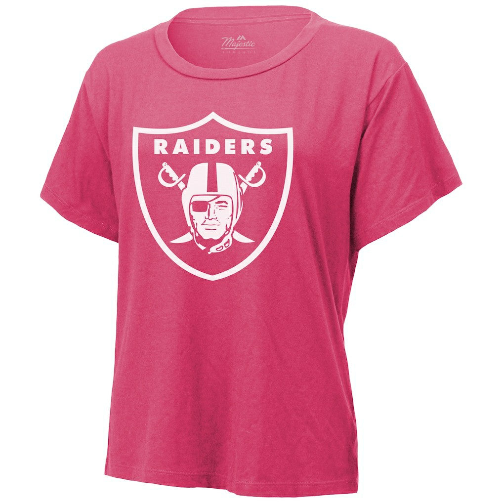 Maxx Crosby Las Vegas Raiders Majestic Threads Women's Name & Number T-Shirt - Pink discount