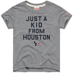Houston Texans Homage Youth Just a Kid Tri-Blend T-Shirt - Gray discount