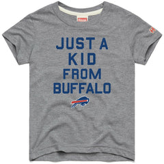 Buffalo Bills Homage Youth Just a Kid Tri-Blend T-Shirt - Gray for sale