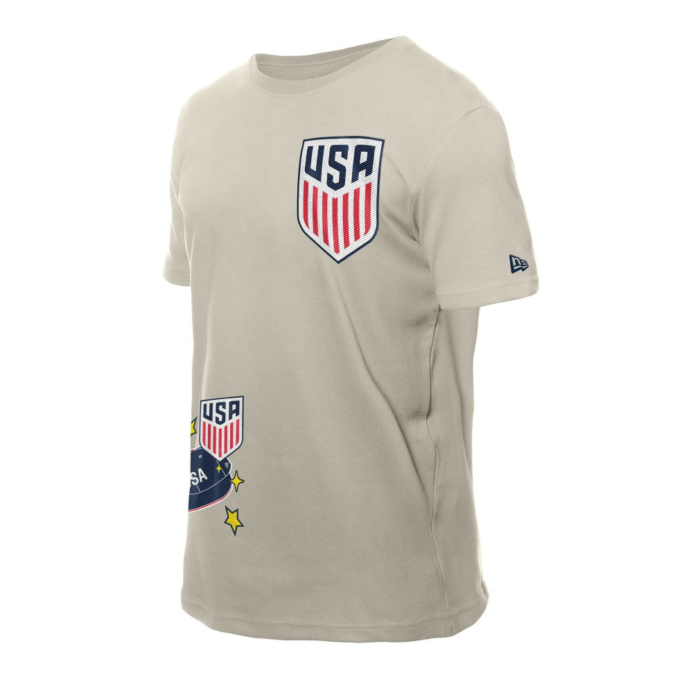 USMNT New Era Logo Select T-Shirt - Light Beige online