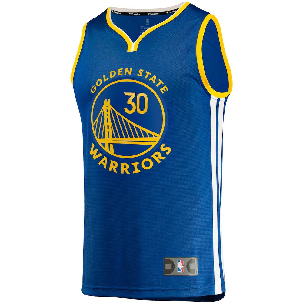Stephen Curry Golden State Warriors Fast Break Replica Jersey sale - Icon Editi- Royal sale