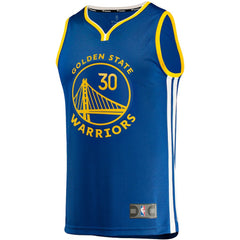 Stephen Curry Golden State Warriors Fast Break Replica Jersey sale - Icon Editi- Royal sale
