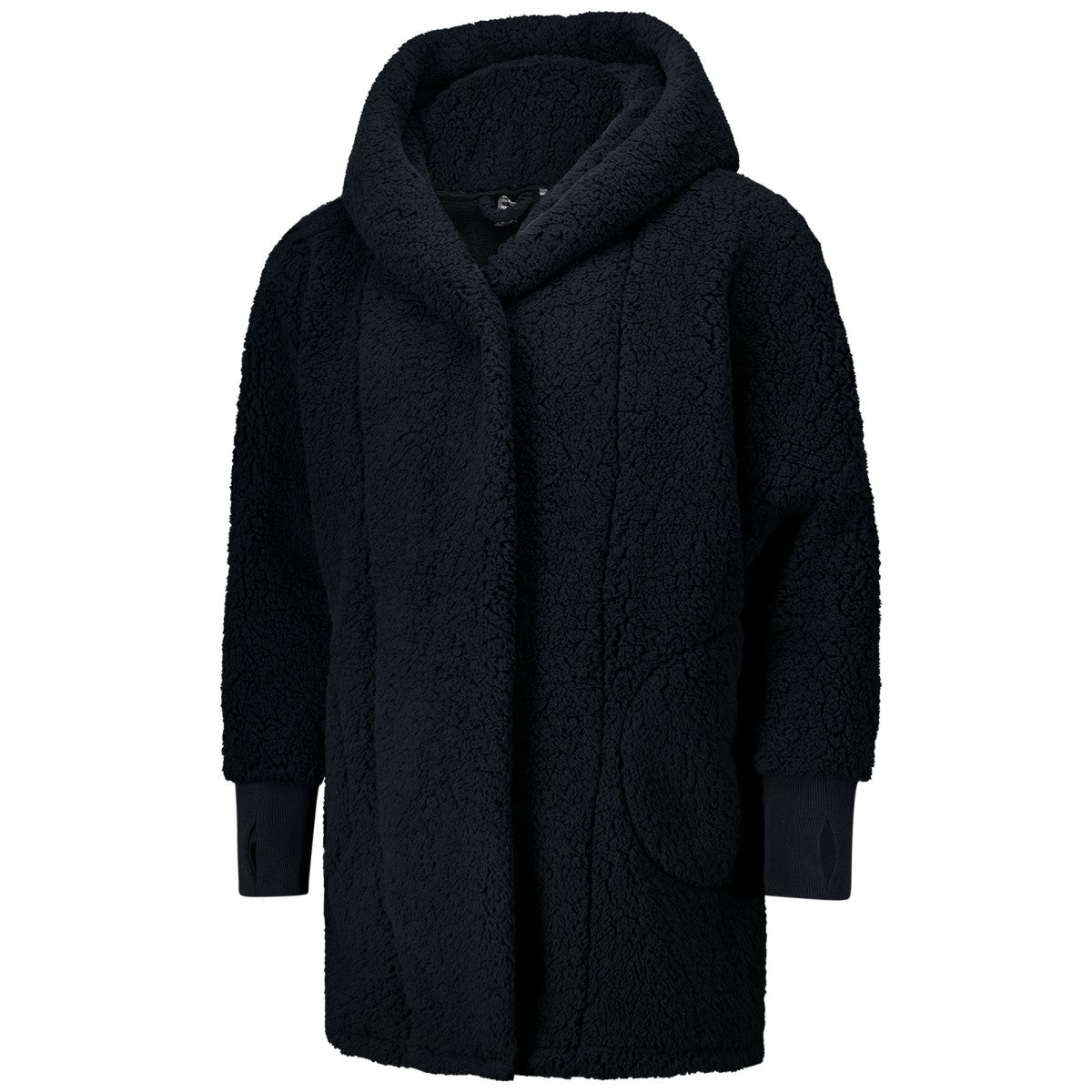 The Best Lounger in the World By Jill Martin Milwaukee Bucks Unisex Black Oversized Open-Front Hoodie Sweater cheap