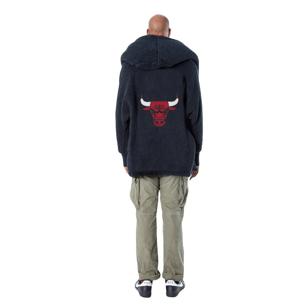 The Best Lounger in the World By Jill Martin Chicago Bulls Unisex Black Oversized Open-Front Hoodie Sweater cheap