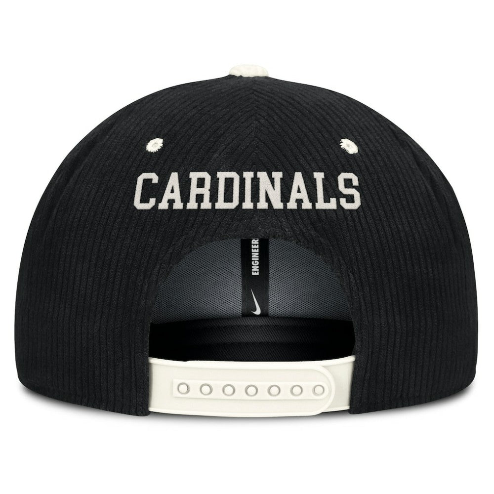 St. Louis Cardinals Pro Corduroy Structured Snapback Hat Black